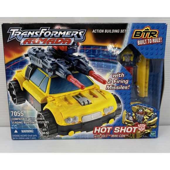 Hasbro Other - TRANSFORMERS BTR Armada Hot Shot Hasbro 2003 Jolt Mini-Con Build Set Sealed